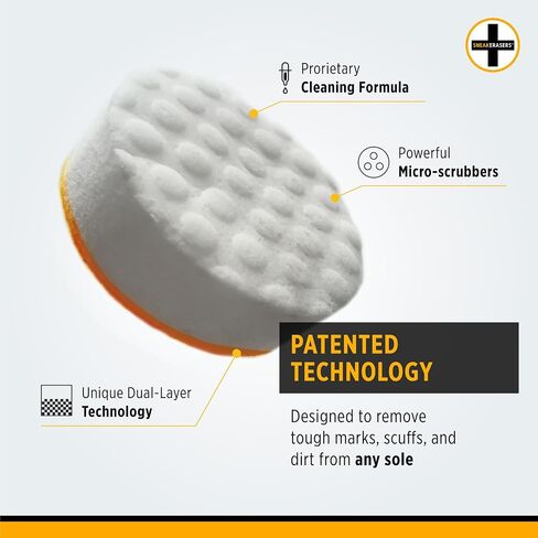 SneakERASERS Instant Sneaker Cleaner Sponge, Effective Shoe Cleaning for White Sneakers, Tennis Shoes - in Saudi Arabia