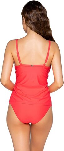 Sunsets Forever Tankini Top, Nectarine, 34DD in Saudi Arabia