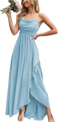 نساء 2026 ربيع فستان المساء الأنيق الطويل الطويل لباس خط زفاف ضيف حفل زفاف كوكتيل وصيفات الشرف in Kuwait