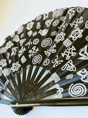 Clacking Fans for Line Dancing - Exclusive Large Handheld Bamboo Clack Fan - Perfect Clapping Fans for Adult in Saudi Arabia
