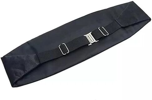 1pc cummerbund ملون للرجال الأسود مع شريط قابل للتعديل لإكسسوارات سهرة مثالية لحفلات الزفاف والحفلات الراقصة والأحداث الرسمية in Saudi Arabia