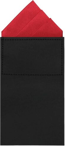 Pre-Folded Handkerchiefs for Men, Solid Color Mens Pocket Square on Cardboard for Business Wedding Party Tuxedo Shirt in Saudi Arabia