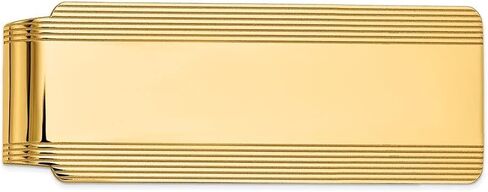 Diamond2Deal 14k Yellow Gold Money Clip in Saudi Arabia