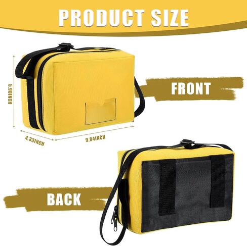 Sanwuta Crime Scene Evidence Detective Kit Evidence Markers Crime Scene ID Marker Carrying Case for Murder Themed Mystery Halloween Party Decorations, Lightweight, Yellow in Saudi Arabia