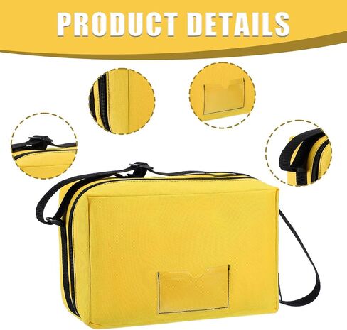 Sanwuta Crime Scene Evidence Detective Kit Evidence Markers Crime Scene ID Marker Carrying Case for Murder Themed Mystery Halloween Party Decorations, Lightweight, Yellow in Saudi Arabia