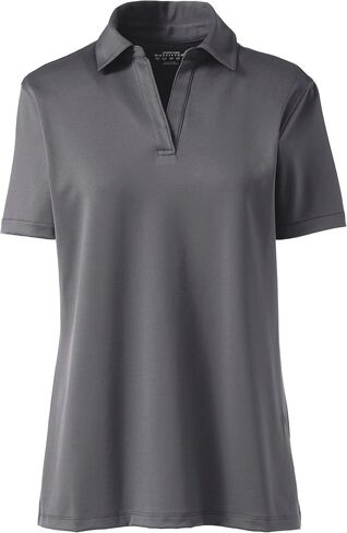 Lands' End Women's Short Sleeve Rapid Dry Sport Neck Polo Shirt in Saudi Arabia