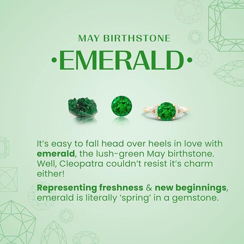 Angara Natural Emerald Pendant for Women | Classic Emerald and Diamond Halo Pendant in 14K Solid Gold/Platinum | May Birthday, Anniversary, Gemstone Jewellery Gift in Saudi Arabia