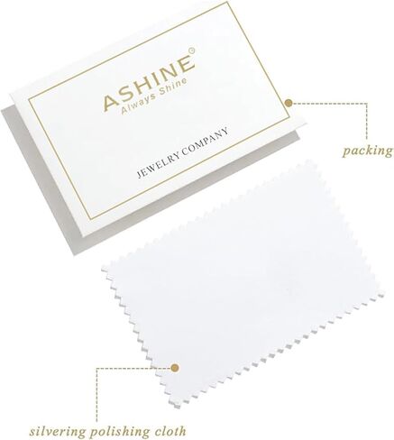 ASHINE 925 Sterling Silver Box Chain Necklace for Women, 1mm 0.8mm Italian Chains, Dainty & Sturdy Necklace with Silver Polishing Cloth Available in 16-36 Inch in Saudi Arabia