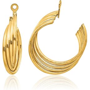 14 ألف جاكيتات قرط صفراء صفراء من الذهب الصلب للأزرار in Kuwait