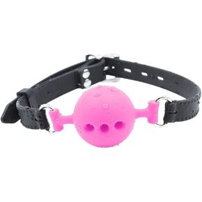 Breathable Open Mouth with Adjustable Buckle for Adults, Pink in Kuwait