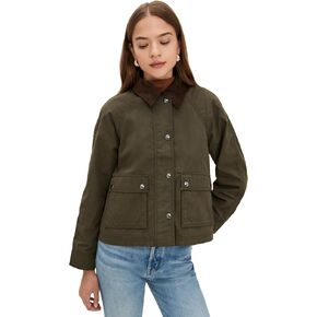 Madewell Women's Waxed Zip-Front Barn Jacket in Kuwait