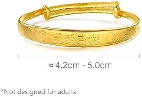Sang Sang Sang 999.9 24K سعر الذهب بفضل 3.51G سوار الإسورة القابل للتعديل in Saudi Arabia
