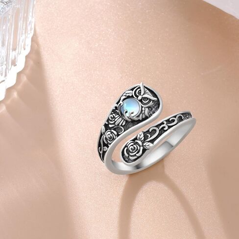 Sacred Heart of Jesus Ring 925 Sterling Silver Sacred Heart Adjustable Open Rings Christian Cross Religious Jewelry Amulet for Women Teens Girls Mom in Kuwait