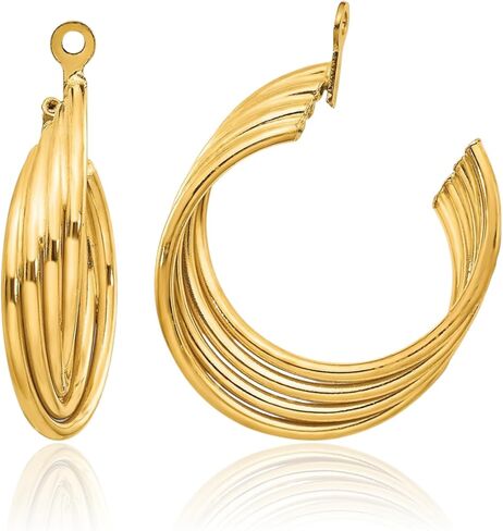 14 ألف جاكيتات قرط صفراء صفراء من الذهب الصلب للأزرار in Kuwait