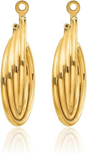 14 ألف جاكيتات قرط صفراء صفراء من الذهب الصلب للأزرار in Kuwait