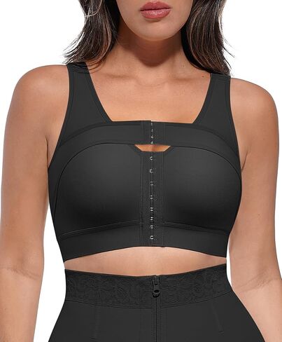 Feelirl Front Front Closure Spoture Bra للنساء بعد الجراحة صدرية ضغط مع شريط دعم الثدي in Saudi Arabia