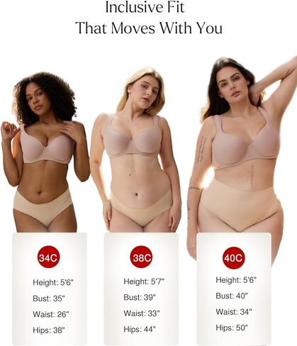 Popilush Minimizer Bras for Women Full Coverage Underwire, Plus Size Bra with Supportive & Comfortable for Large Breasts in Saudi Arabia
