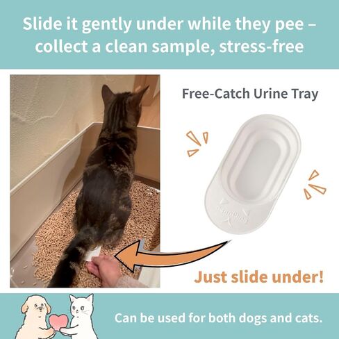 2-Sets of Urine Test Kit, Urine Collector for Dogs & Cats | Urine Collection Kit with Storage Dropper Bottles, Zipper Bag, Urine Catcher + Health Check-ups for Pets in Saudi Arabia
