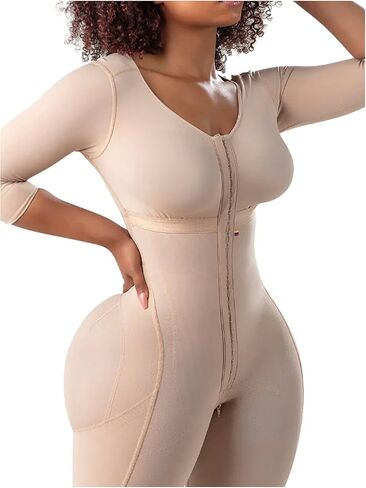 انتزع الجسم فاجاس كولومبيانا | Faja Shapwear للنساء مع الأكمام | المرحلة 1 فاجا بعد الجراحة BBL & Lipo 360 in Kuwait