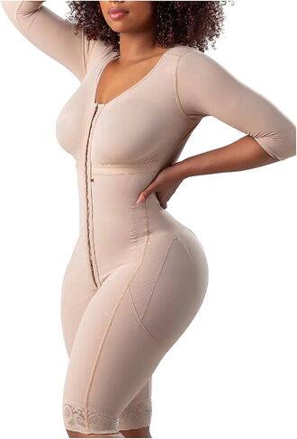انتزع الجسم فاجاس كولومبيانا | Faja Shapwear للنساء مع الأكمام | المرحلة 1 فاجا بعد الجراحة BBL & Lipo 360 in Kuwait