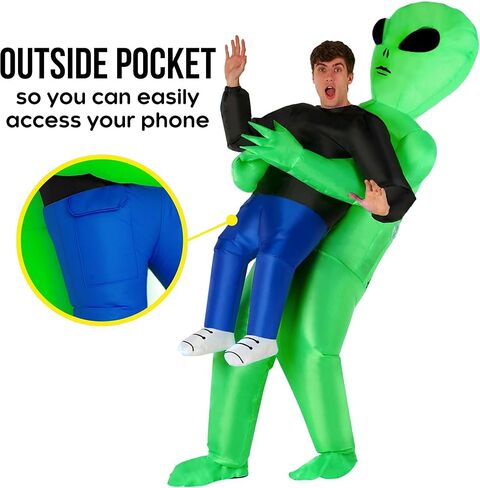 Morph Alien Costume, Inflatable Blow Up Alien Costumes Adult, Halloween Costumes for Adults, Halloween Costume for Men in Saudi Arabia