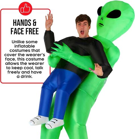 Morph Alien Costume, Inflatable Blow Up Alien Costumes Adult, Halloween Costumes for Adults, Halloween Costume for Men in Saudi Arabia