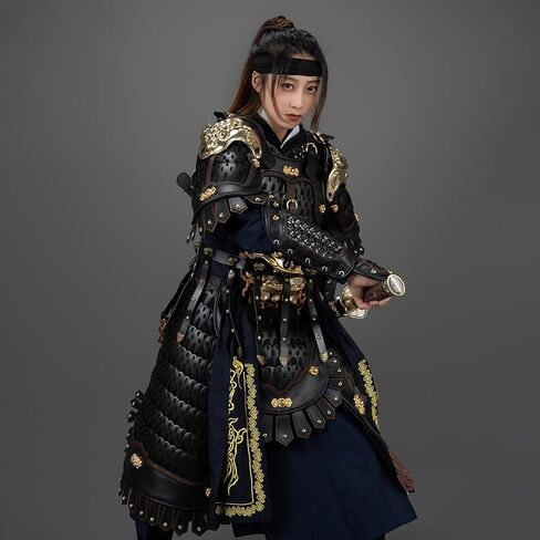 Tactical Samurai Armor, Pauldron Skirt Crotch Protector Chinese Outfits for High Rank (Customizable) in Saudi Arabia