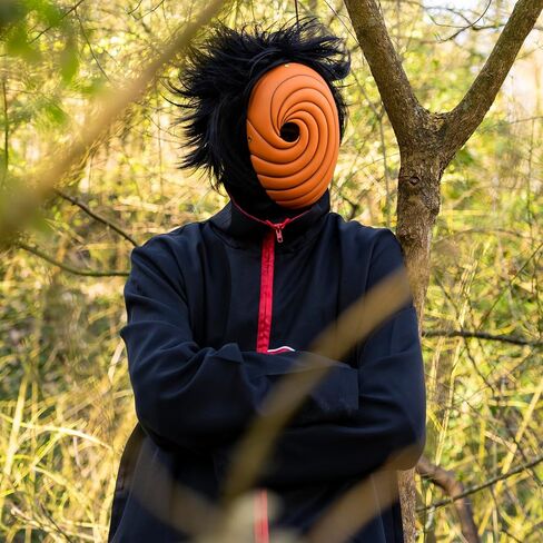 Abystyle Naruto Shippuden Tobi Mask Replica Cosplay Anime Manga Cosplay Complay Accessories Merch Gift in Saudi Arabia
