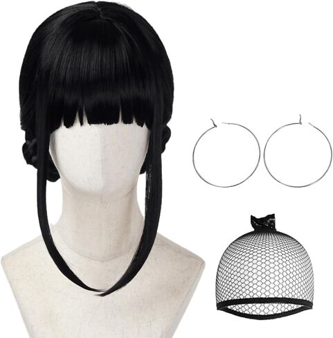 Topcosplay Green Devil Hunter Synthetic Fiber Wig Halloween Carnival Role Playing Party Wig in Saudi Arabia