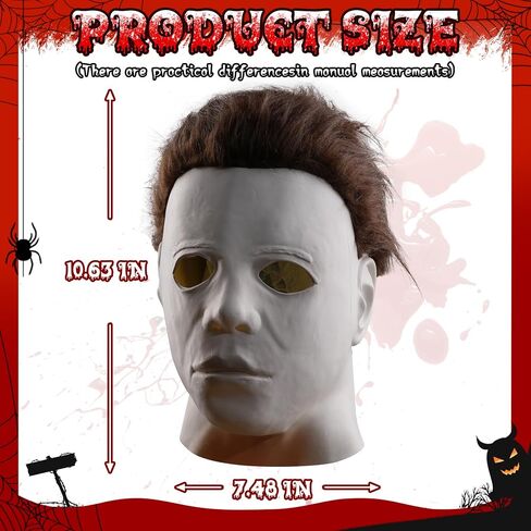 Michael Myers Mask,Halloween Horror Masquerade Cosplay Party Mask,MyersCostume Accessory for Cosplay in Saudi Arabia