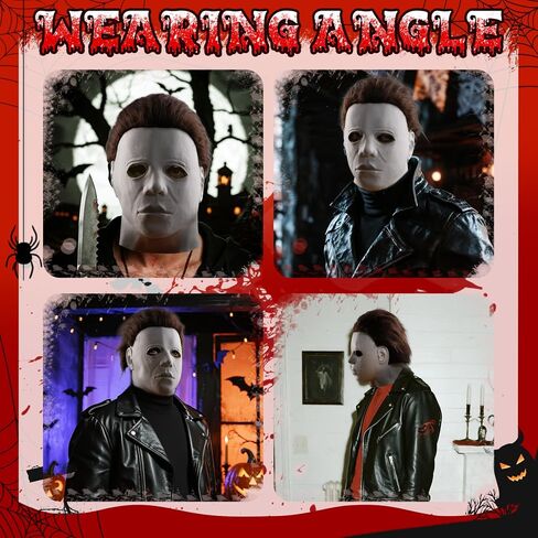 Michael Myers Mask,Halloween Horror Masquerade Cosplay Party Mask,MyersCostume Accessory for Cosplay in Saudi Arabia