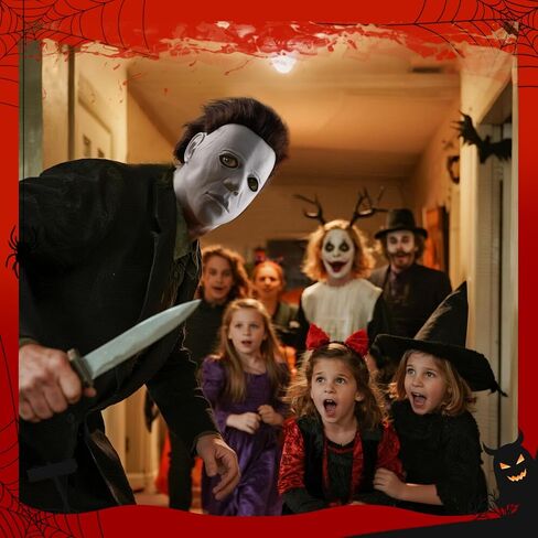 Michael Myers Mask,Halloween Horror Masquerade Cosplay Party Mask,MyersCostume Accessory for Cosplay in Saudi Arabia