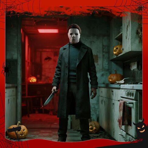 Michael Myers Mask,Halloween Horror Masquerade Cosplay Party Mask,MyersCostume Accessory for Cosplay in Saudi Arabia