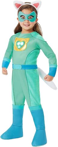 Spirit Halloween SuperKitties Toddler Light-Up Bitsy Jumpsuit Costume in Saudi Arabia