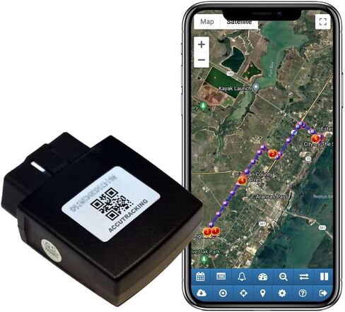 AccuTracking Solar GPS Tracker, 12,000mAh Long Lasting Battery, Magnetic, Heavy Duty, Large Panel, IP67 Waterproof, Trucks, Trailers, Equipment, RV, 4G LTE Worldwide, Subscription Needed in Saudi Arabia