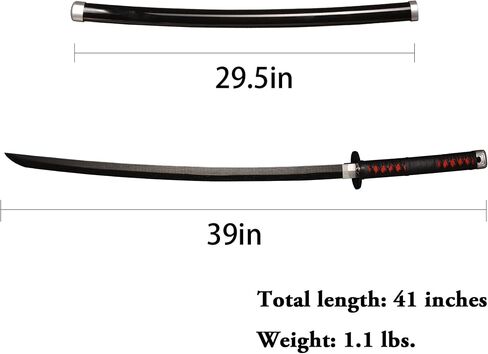 SV anime Demon Slayer Sword Katana 41 بوصة زخرفية الهدية القابلة للتحصيل سيف sword ， أنماط مختلفة المتاحة in Kuwait