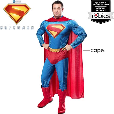 Rubies Superman 2025: Superman Cape for Adults, Men's One Size Red in Saudi Arabia