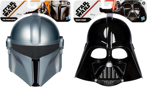 STAR WARS Mandalorian & Darth Vader Masks, 2-Pack Roleplay Toys, Costume for Kids, Toys for Boys & Girls Ages 5+ in Saudi Arabia