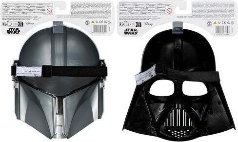 STAR WARS Mandalorian & Darth Vader Masks, 2-Pack Roleplay Toys, Costume for Kids, Toys for Boys & Girls Ages 5+ in Saudi Arabia
