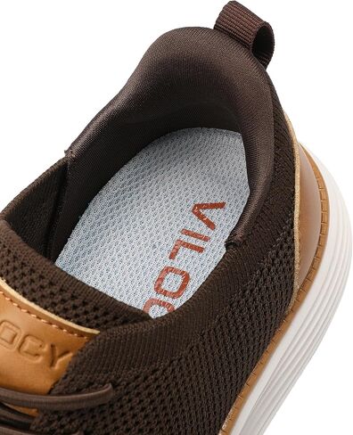 زلة فليوسي بوي على حذاء رياضة فستان غير رسمي أحذية أزياء مجانية مريحة أكسفوردز شبكة التنس التنفس موحدة أحذية الكنيسة الرسمية (طفل صغير/طفل صغير/طفل كبير) in Kuwait