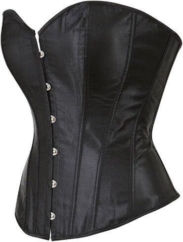 Kranchungel Corset Tops for Women: Plus Size Renaissance Corset - Lace up Bustier Overbust Halloween Costume - Photo Shoots in Saudi Arabia