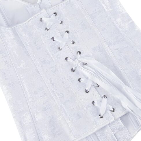 Kranchungel Corset Tops for Women: Plus Size Renaissance Corset - Lace up Bustier Overbust Halloween Costume - Photo Shoots in Saudi Arabia