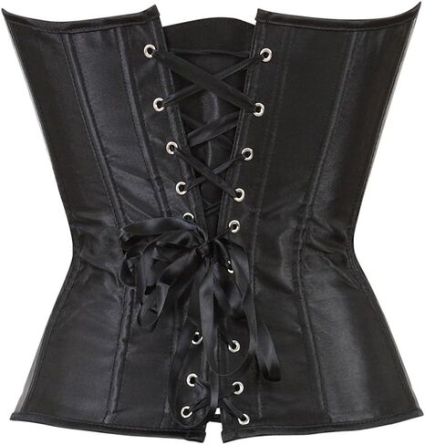 Kranchungel Corset Tops for Women: Plus Size Renaissance Corset - Lace up Bustier Overbust Halloween Costume - Photo Shoots in Saudi Arabia