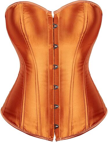 Kranchungel Corset Tops for Women: Plus Size Renaissance Corset - Lace up Bustier Overbust Halloween Costume - Photo Shoots in Saudi Arabia