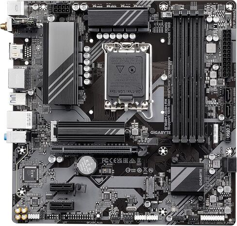 GIGABYTE B760 DS3H AX V2 LGA 1700 Intel B760 ATX Motherboard with DDR5, Dual M.2, PCIe 4.0, USB 3.2 Gen 2x2 Type-C, WiFi 6, 1GbE LAN, Q-Flash Plus, EZ-Latch in Saudi Arabia