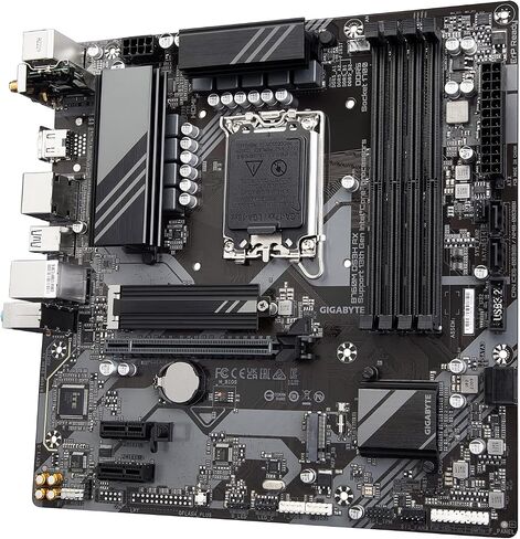 GIGABYTE B760 DS3H AX V2 LGA 1700 Intel B760 ATX Motherboard with DDR5, Dual M.2, PCIe 4.0, USB 3.2 Gen 2x2 Type-C, WiFi 6, 1GbE LAN, Q-Flash Plus, EZ-Latch in Saudi Arabia