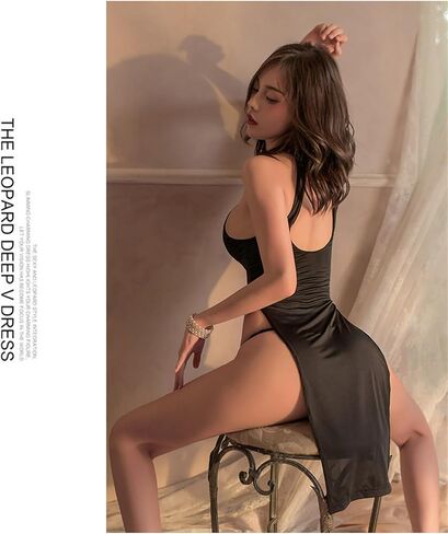 Cheongsam Nightwear Dlit Cheongsam Nightwear Mini Sleepwear الملابس الداخلية in Saudi Arabia