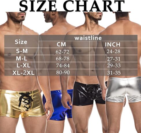 شورتات الرجال المعدنية للرجال يوجا ملاكم الملاكم اللامع اللامع بيكينيات السراويل الداخلية الساخنة مع draswtring in Kuwait