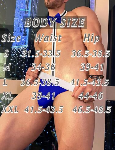 Avidlove Men's Sexy Mankini Thong Swimsuit Swimender Mens Lingerie Lower Rise Lingerie مع ربطة عنق (راجع الأحجام المحدثة) in Saudi Arabia