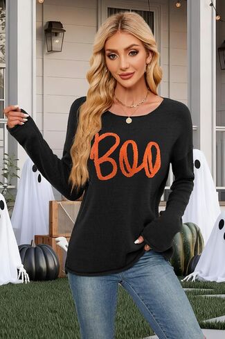 Women Merry Christmas Sweater Long Sleeve Xmas Top Top Funny Holiday Graphic Pullover Tops 2024 Trendy in Kuwait